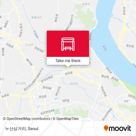 누산삼거리 map