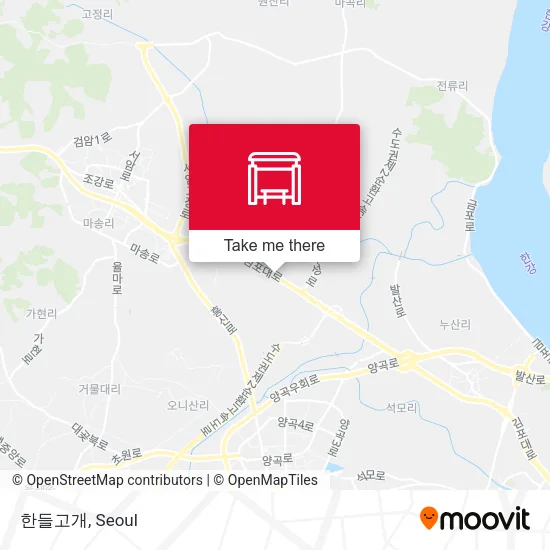 한들고개 map