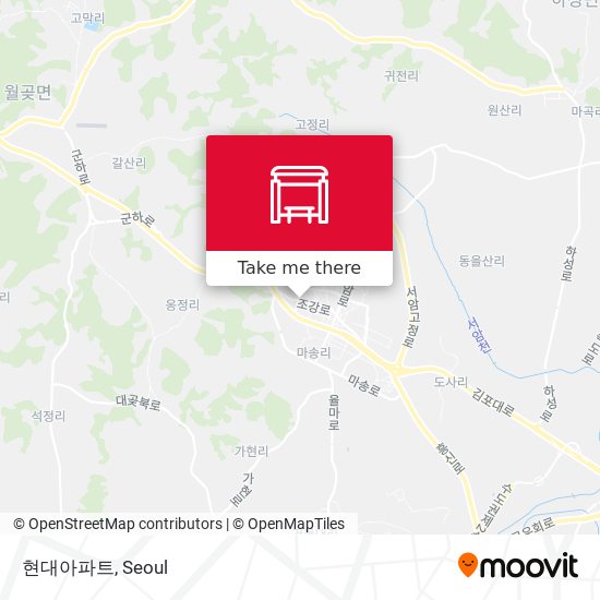 현대아파트 map