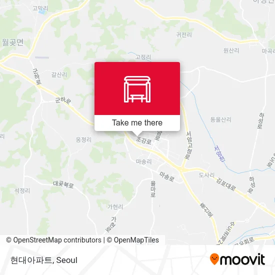 현대아파트 map