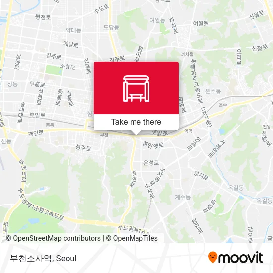 부천소사역 map