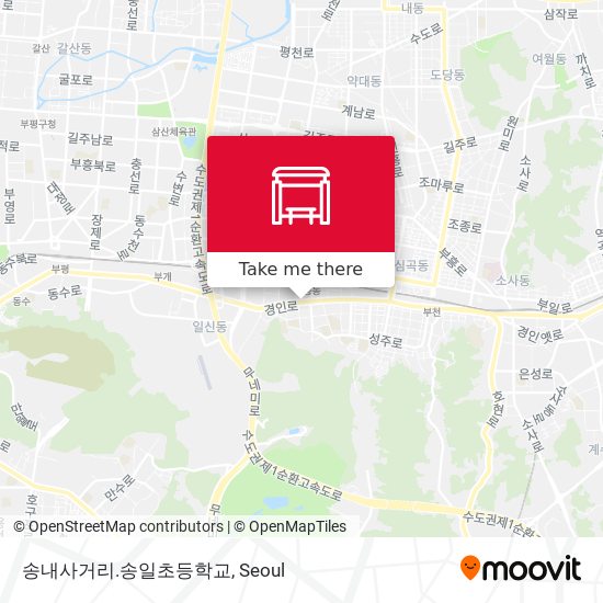 송내사거리.송일초등학교 map