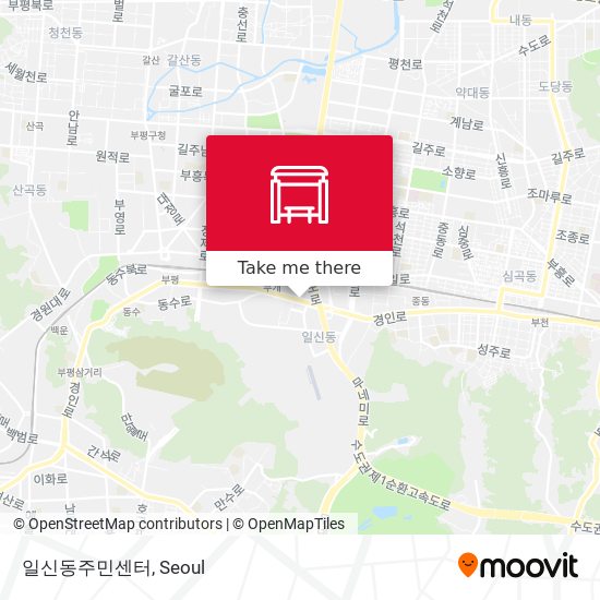 일신동주민센터 map