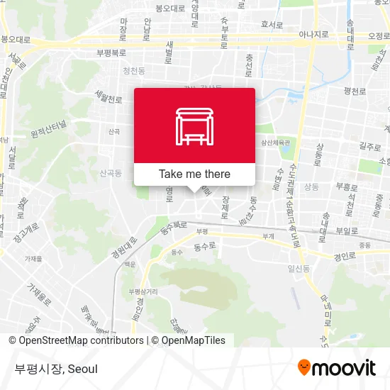 부평시장 map