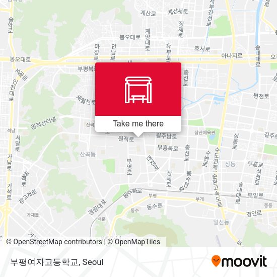 부평여자고등학교 map