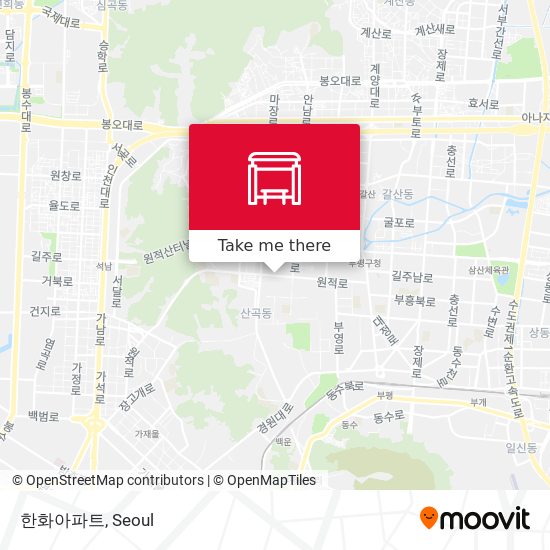 한화아파트 map