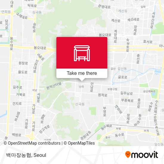 백마장농협 map