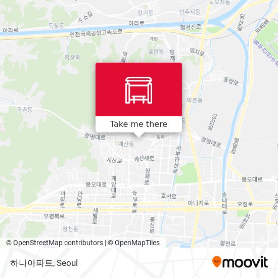 하나아파트 map