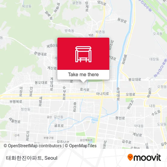 태화한진아파트 map