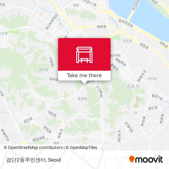 검단2동주민센터 map