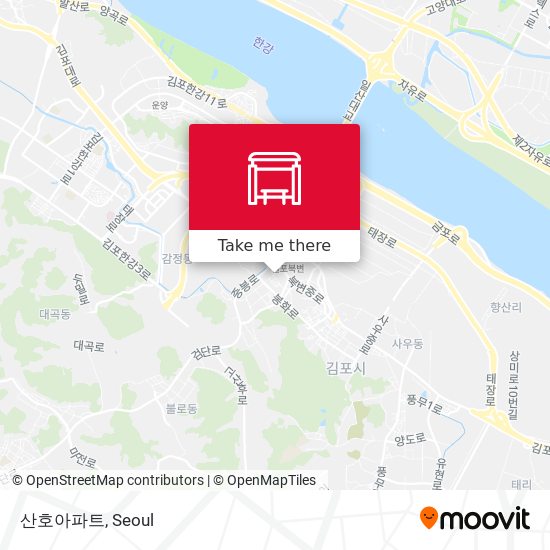 산호아파트 map
