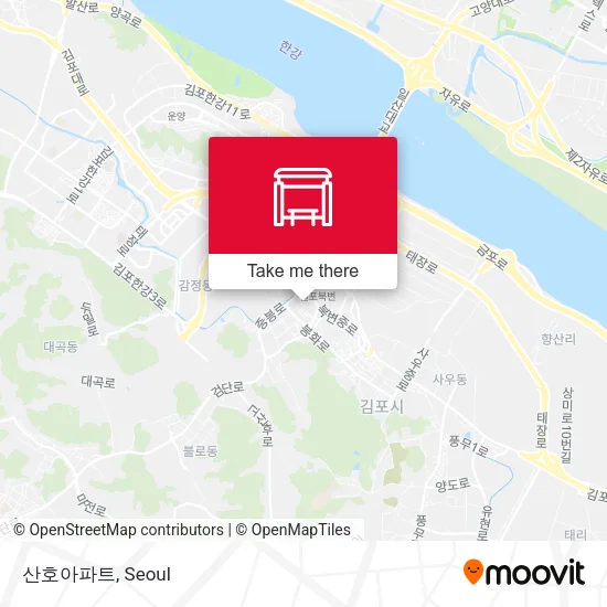 산호아파트 map