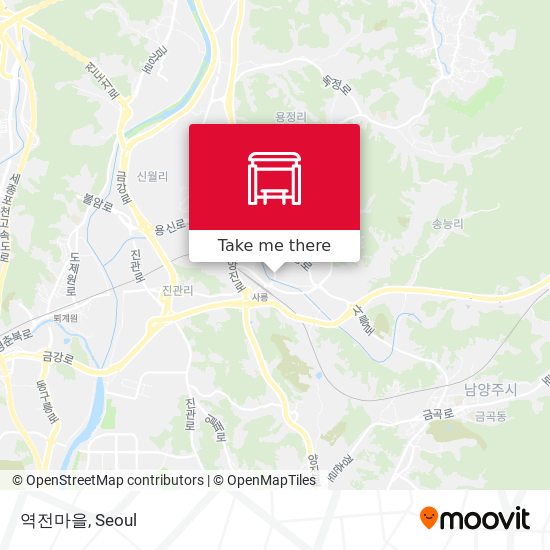 역전마을 map