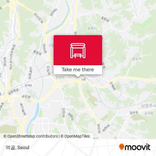 먹골 map