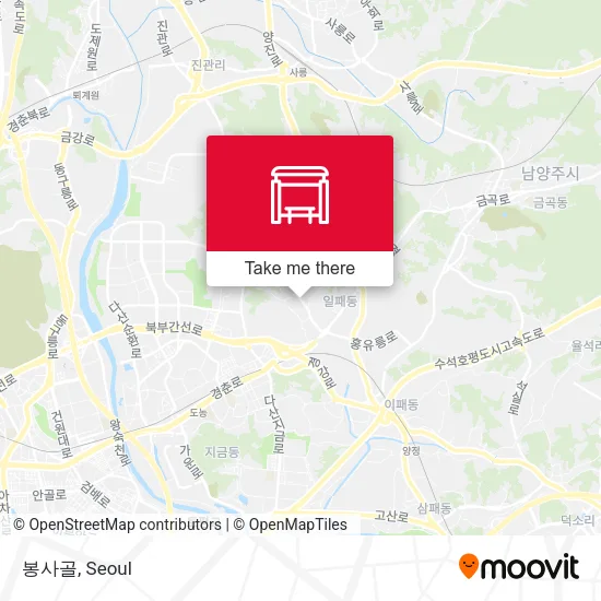 봉사골 map