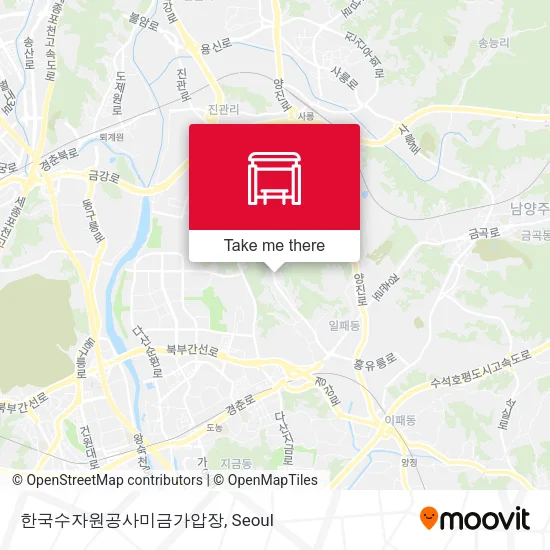 한국수자원공사미금가압장 map