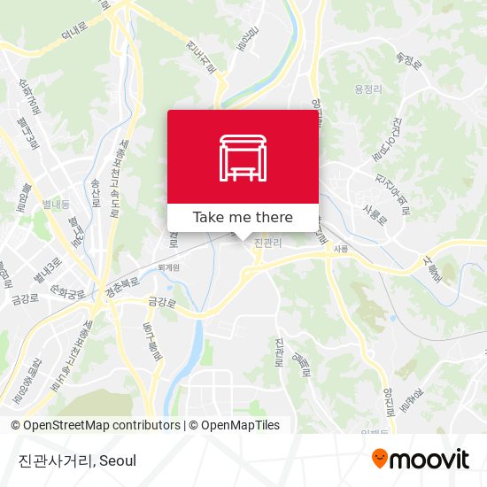 진관사거리 map