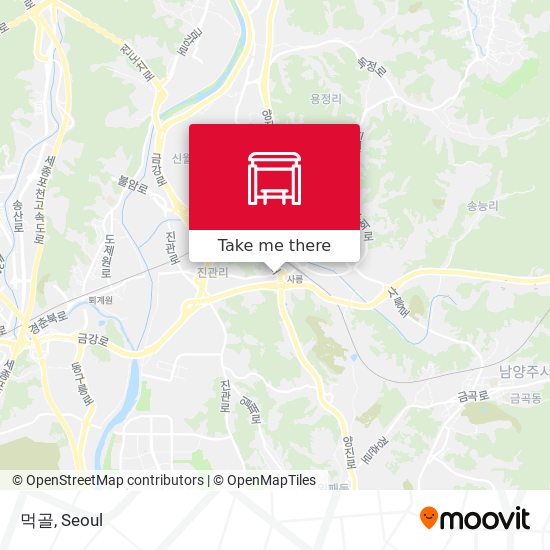 먹골 map