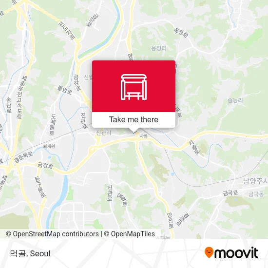 먹골 map