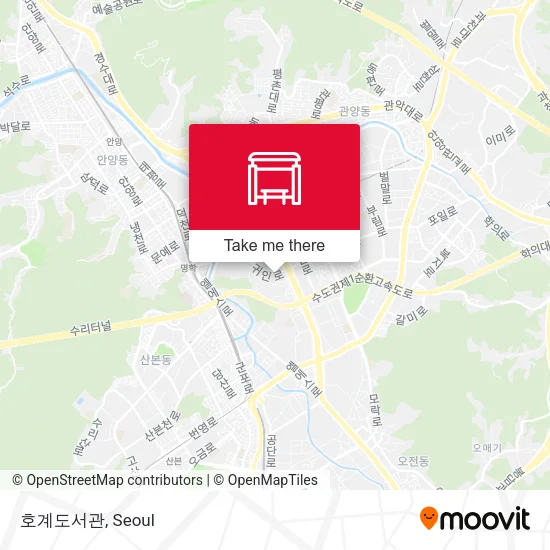 호계도서관 map