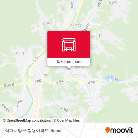 삭다니입구.쌍용아파트 map