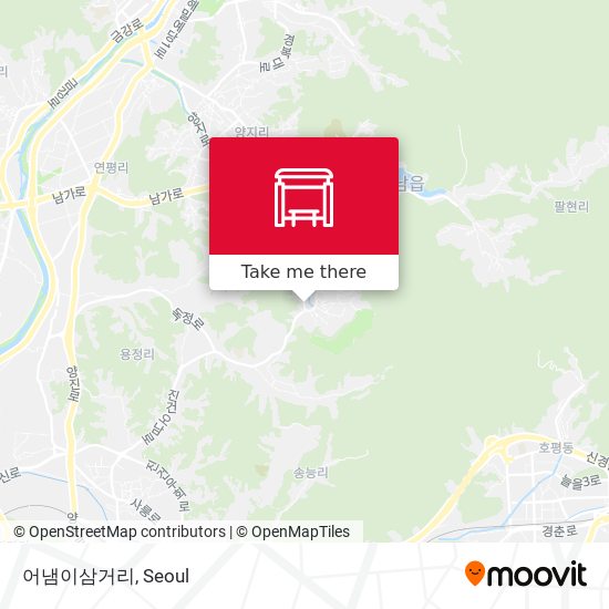 어냄이삼거리 map