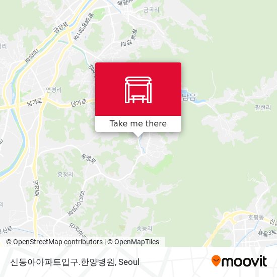 신동아아파트입구.한양병원 map