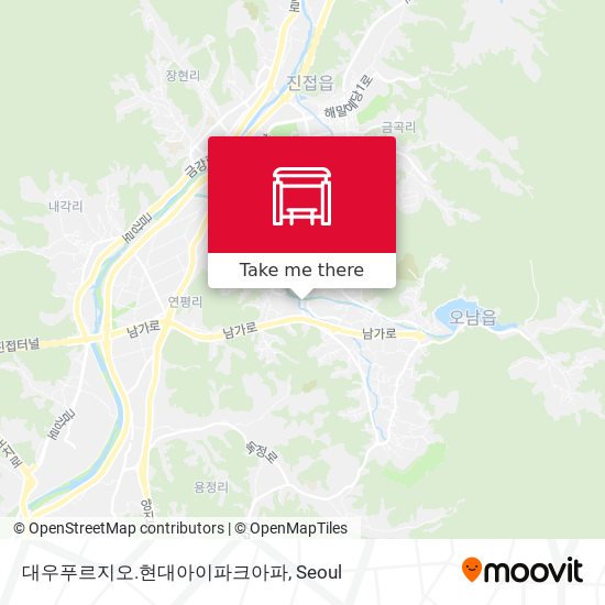 대우푸르지오.현대아이파크아파 map