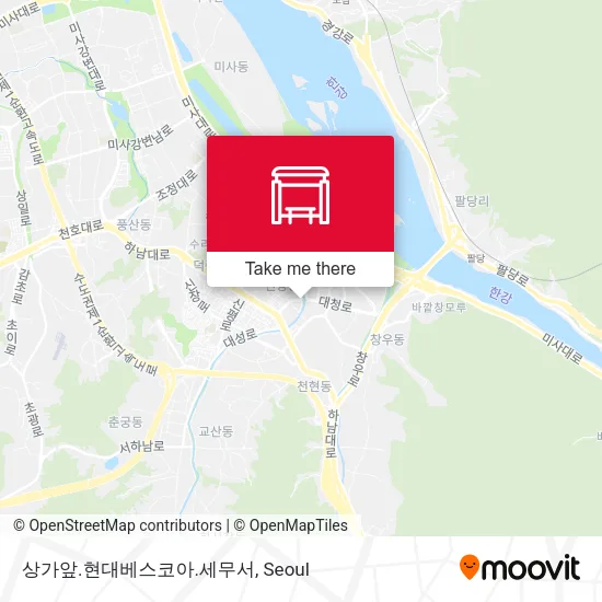상가앞.현대베스코아.세무서 map
