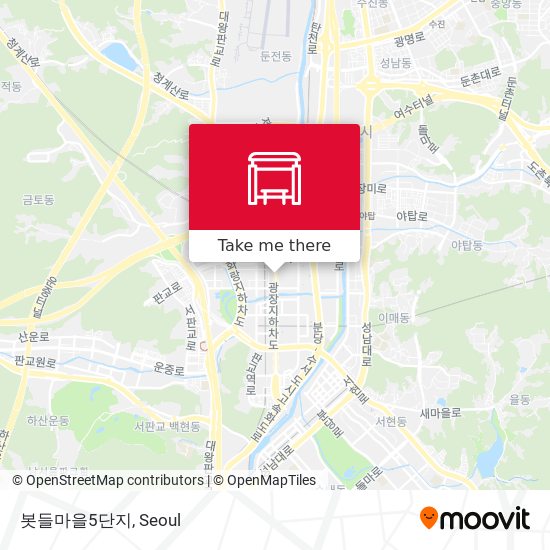 봇들마을5단지 map