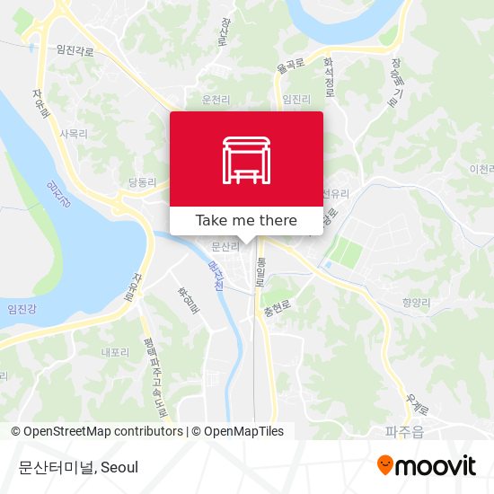 문산터미널 map