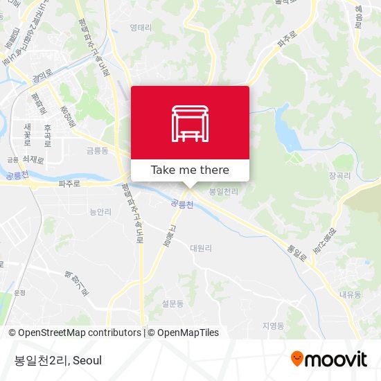 봉일천2리 map