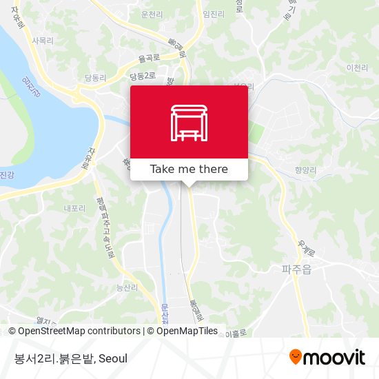 봉서2리.붉은밭 map