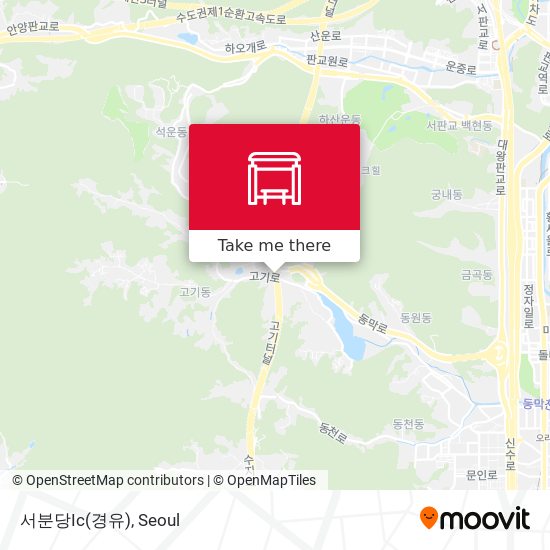 서분당Ic(경유) map