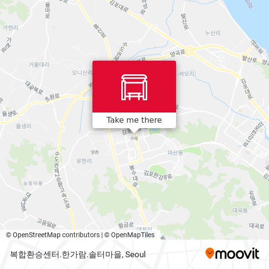 복합환승센터.한가람.솔터마을 map