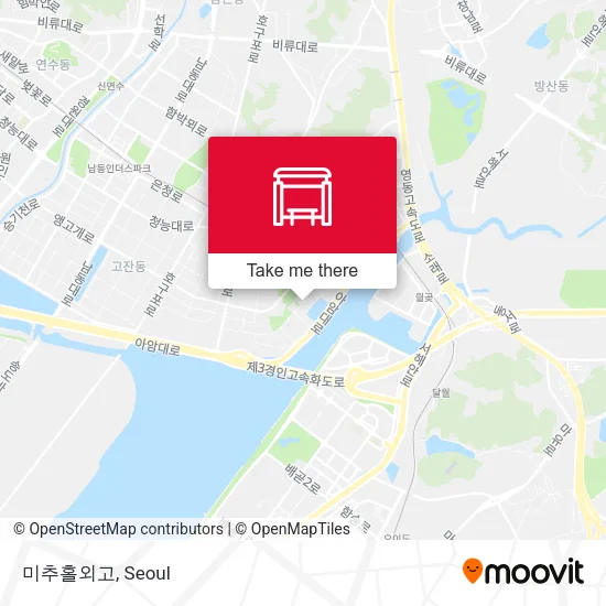 미추홀외고 map