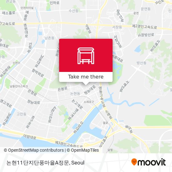 논현11단지단풍마을A정문 map