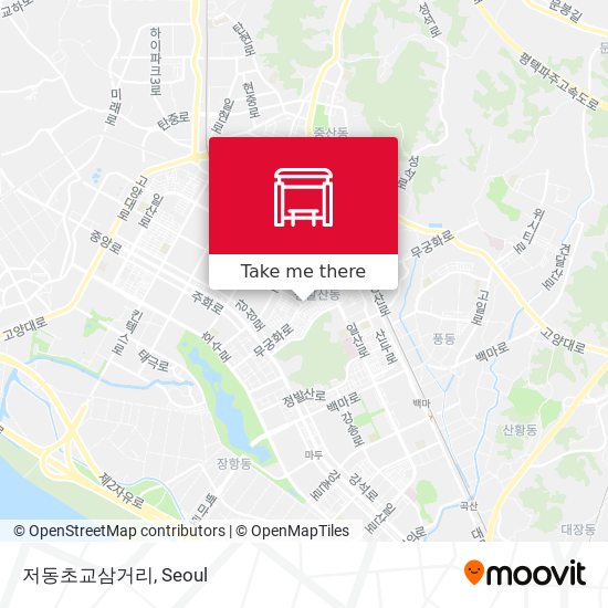 저동초교삼거리 map