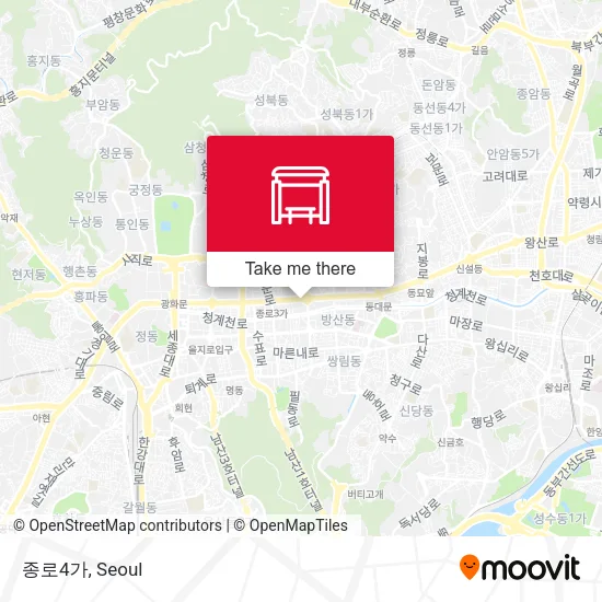 종로4가 map