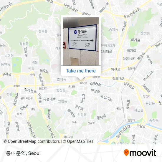 동대문역 map