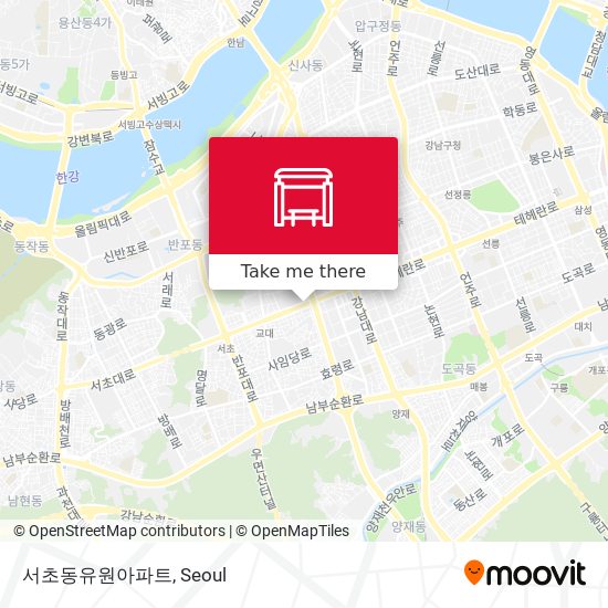 서초동유원아파트 map