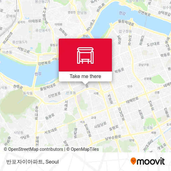 반포자이아파트 map