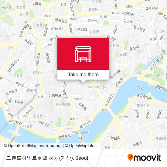 그랜드하얏트호텔.하차(가상) map