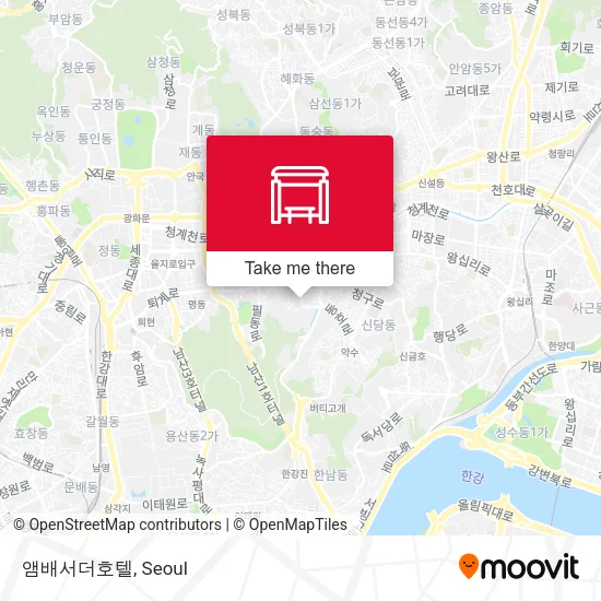 앰배서더호텔 map