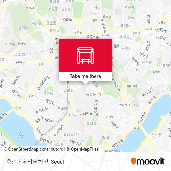후암동우리은행앞 map