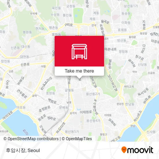 후암시장 map