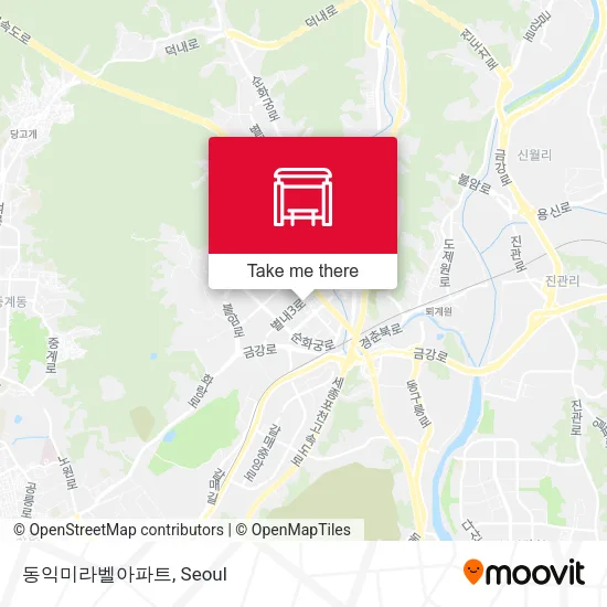 동익미라벨아파트 map