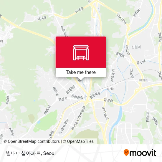 별내더샵아파트 map