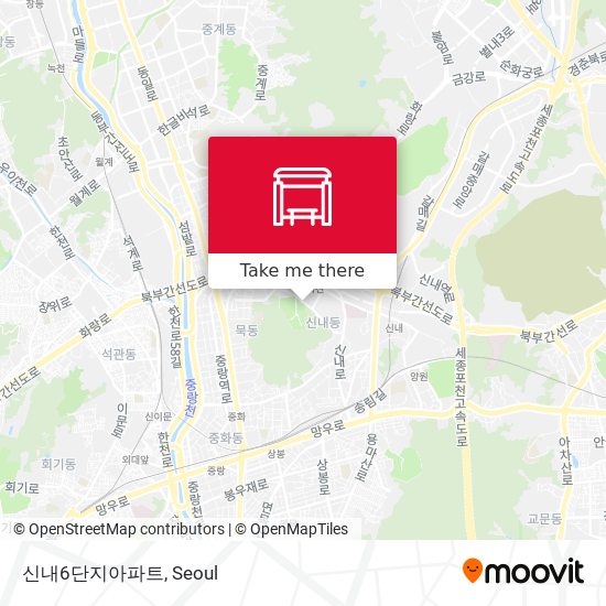 신내6단지아파트 map
