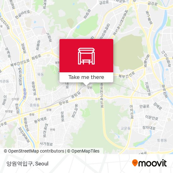 양원역입구 map